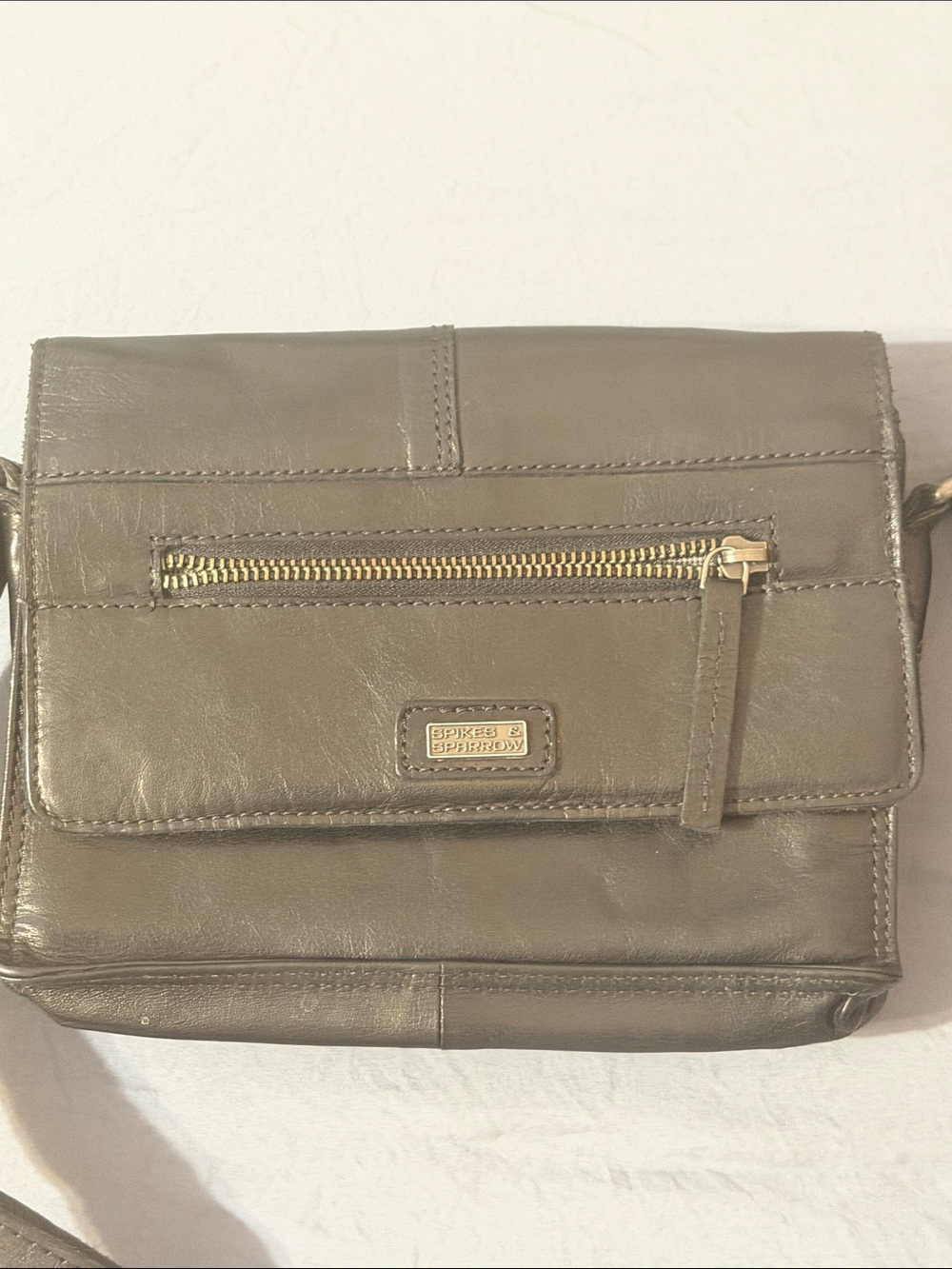 Spikes & Sparrow Leather Crossbody Bag